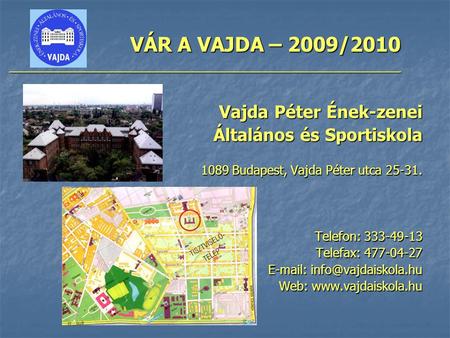 Vajda Péter Ének-zenei Általános és Sportiskola