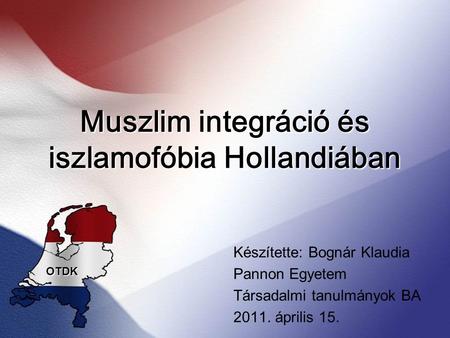 Muszlim integráció és iszlamofóbia Hollandiában