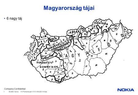 Magyarország tájai 6 nagy táj