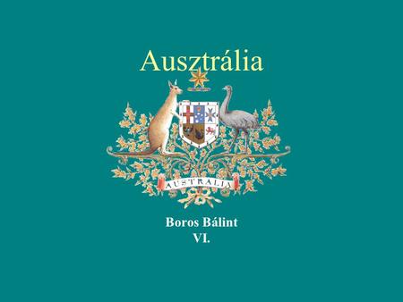 Ausztrália Boros Bálint VI..