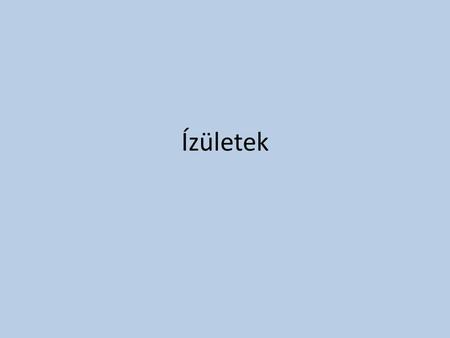 Ízületek.