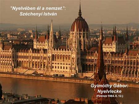 Gyimóthy Gábor: Nyelvlecke