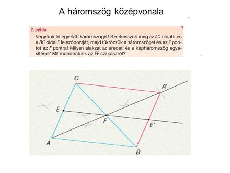 A háromszög középvonala