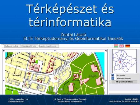 Térképészet és térinformatika