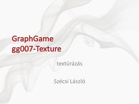 Textúrázás Szécsi László. giraffe.jpg letöltése SolutionDir/Media folderbe.