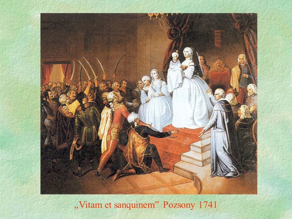 „Vitam et sanquinem Pozsony 1741