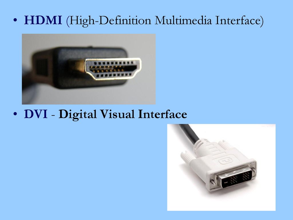 HDMI (High-Definition Multimedia Interface)