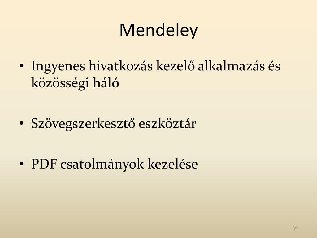 Mendeley Ingyenes hivatkozás kezelő alkalmazás és közösségi háló