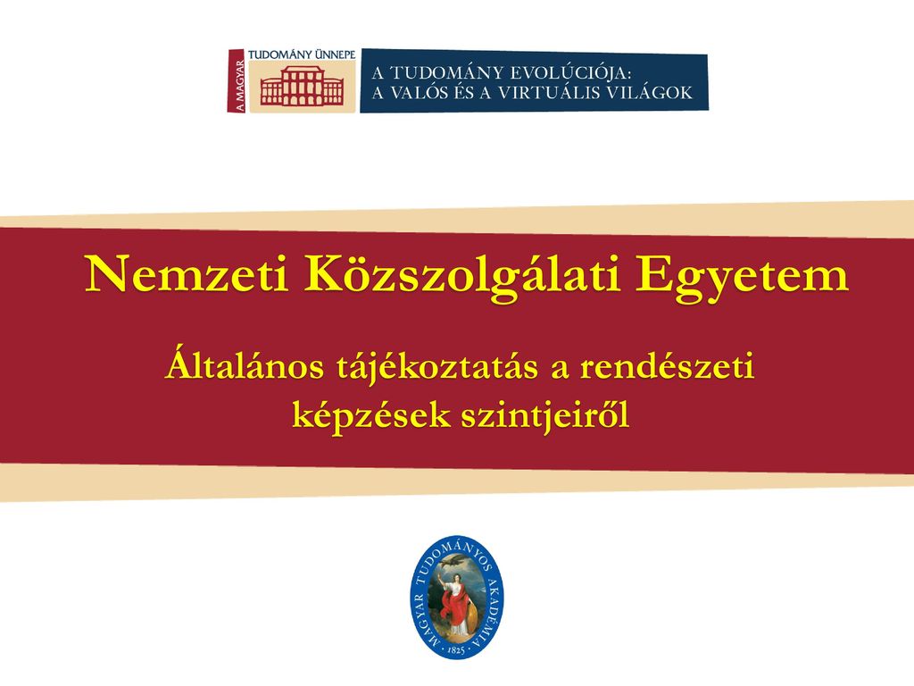 Nemzeti Közszolgálati Egyetem - Ppt Letölteni