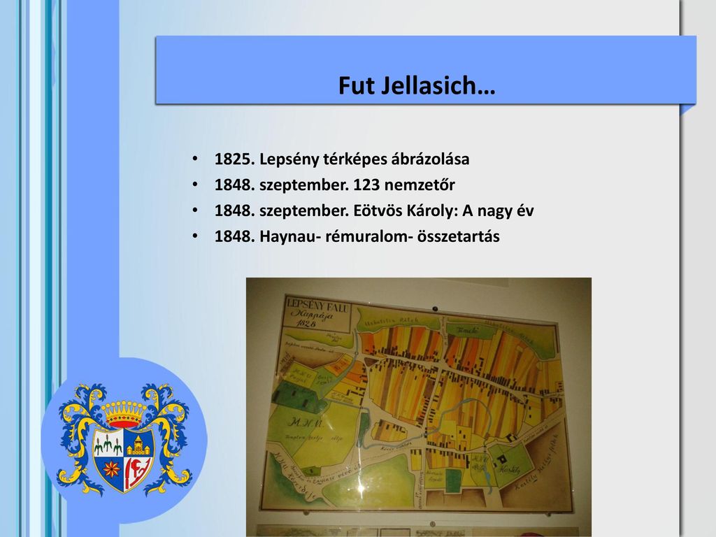Fut Jellasich… Lepsény térképes ábrázolása