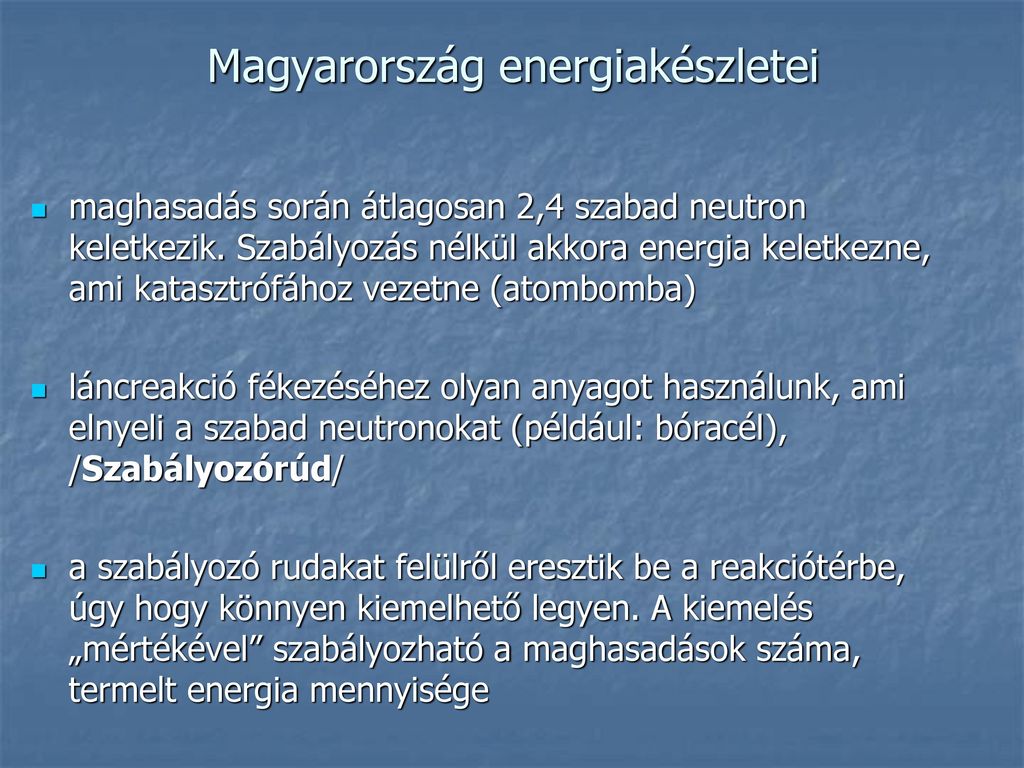 Magyarország energiakészletei