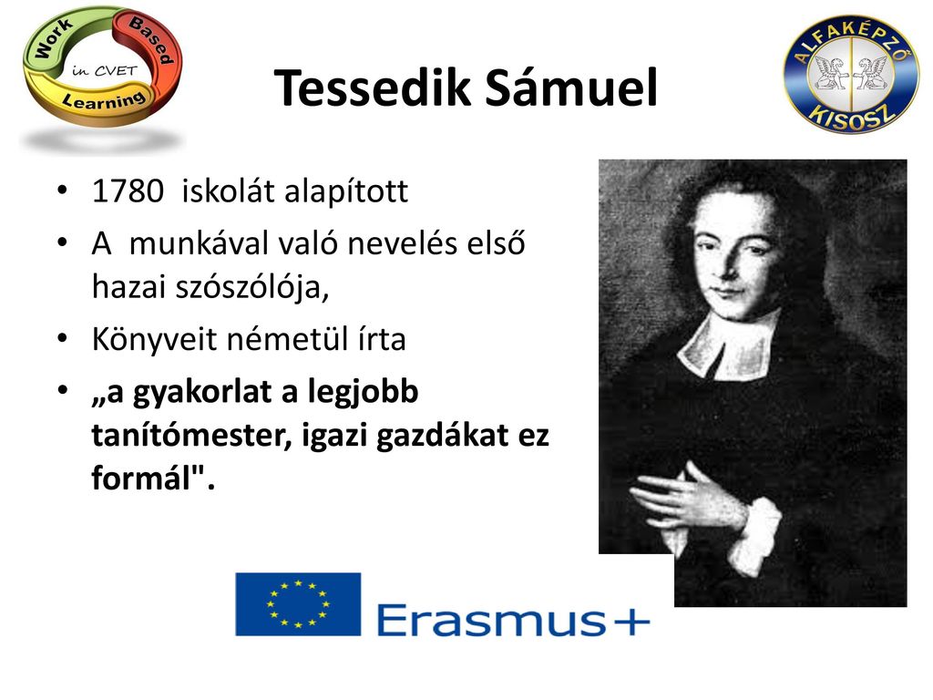 Tessedik Sámuel 1780 iskolát alapított
