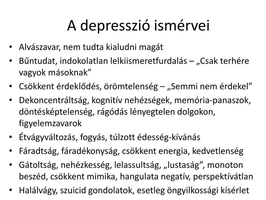Randevúk és depresszió
