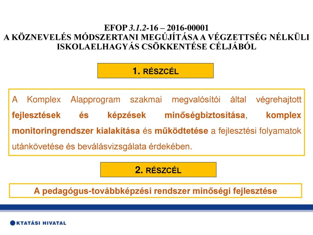 Az Oktatási Hivatal Főbb Feladatai A 2017/2018. Tanév Során - Ppt Letölteni