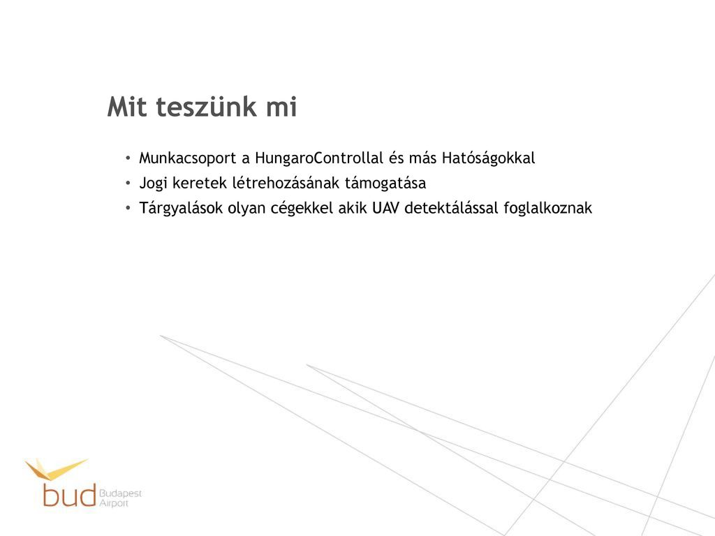 Mit teszünk mi Munkacsoport a HungaroControllal és más Hatóságokkal