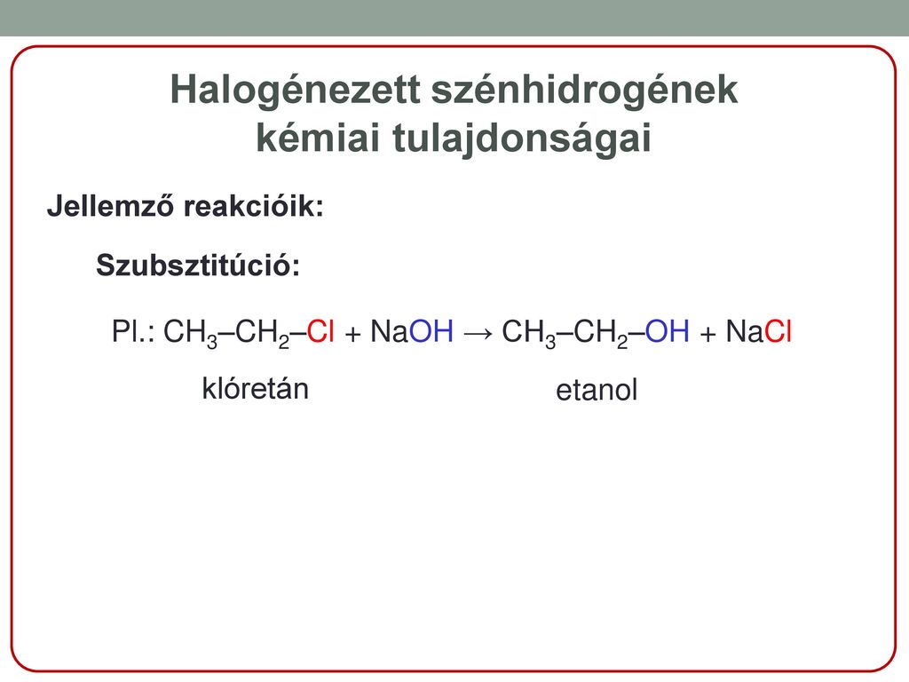 Halogénezett szénhidrogének