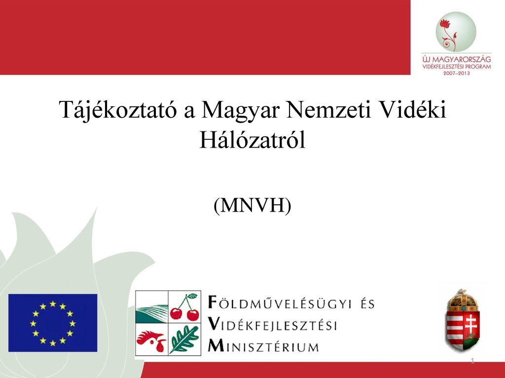Tájékoztató a Magyar Nemzeti Vidéki Hálózatról