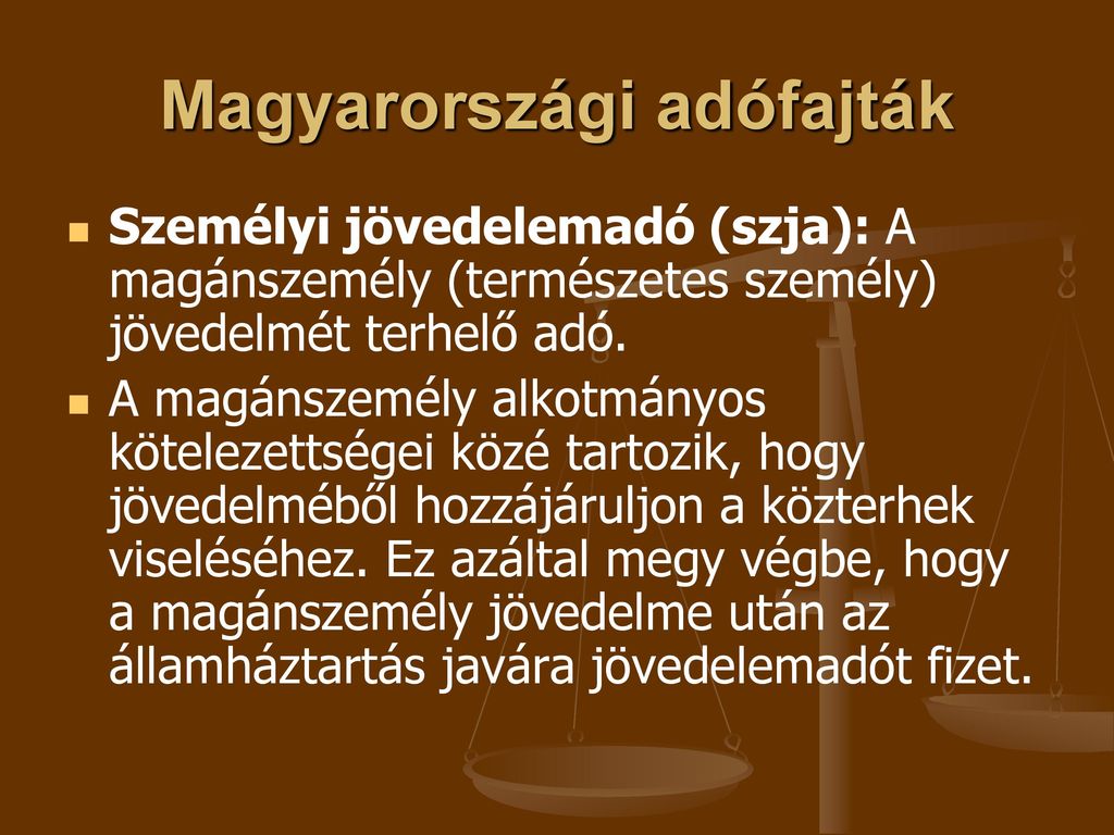 Magyarországi adófajták