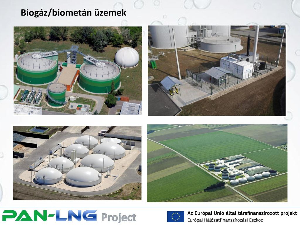 Biogáz/biometán üzemek