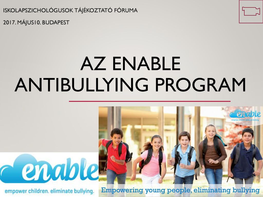 Az ENABLE antibullying program