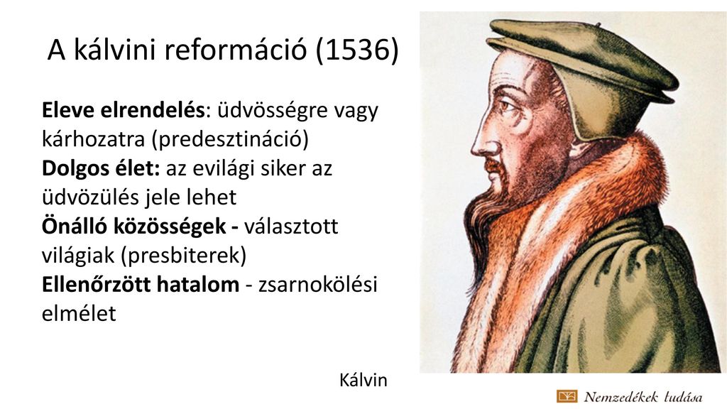 A kálvini reformáció (1536)