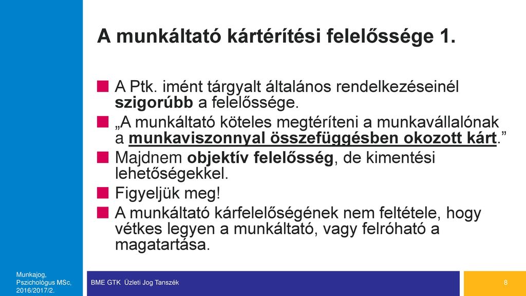 Munkajog – 10. Dr. Csőke Rita - Ppt Letölteni