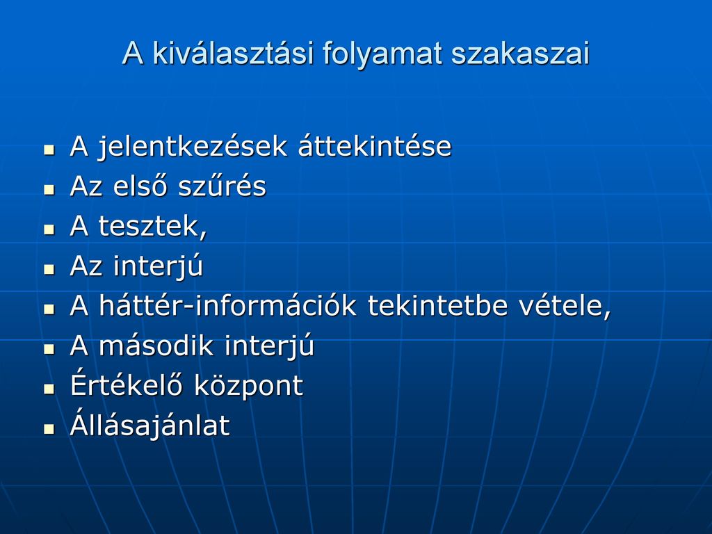 Nemzetközi Szervezetek és Vállalatok Humán Menedzsmentje - Ppt Letölteni