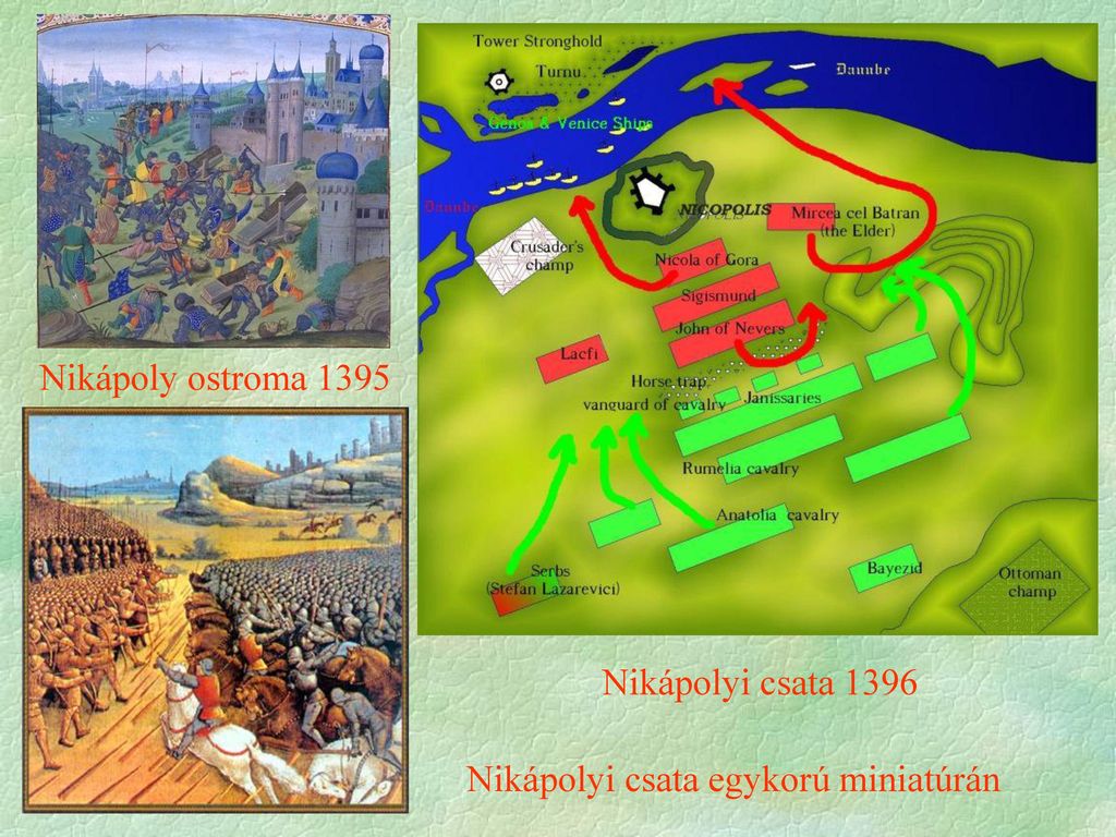 Nikápolyi csata egykorú miniatúrán