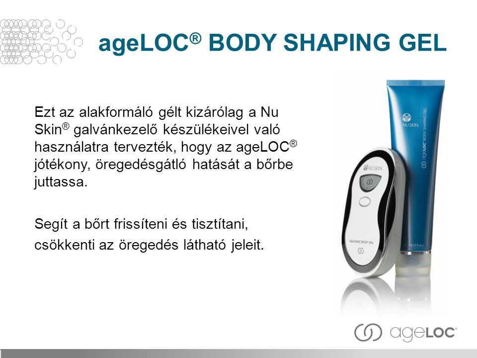 ageLOC® Body Shaping Gel