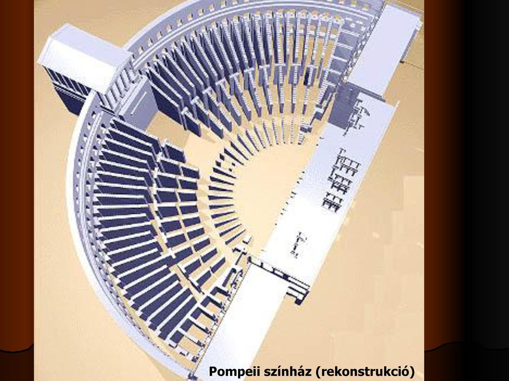 pompei Pompeii színház (rekonstrukció)