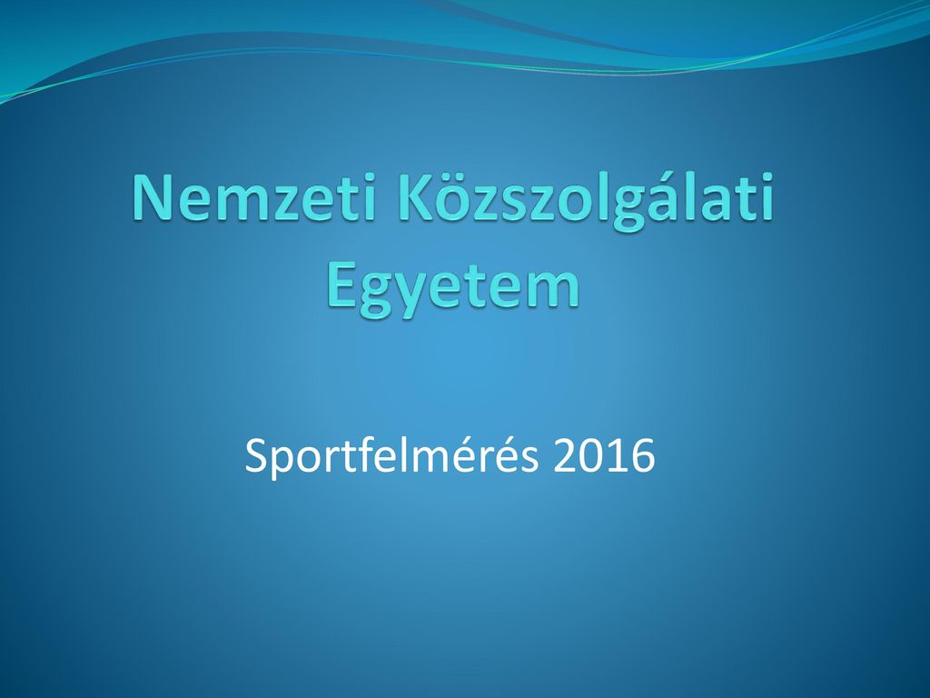 Nemzeti Közszolgálati Egyetem - Ppt Letölteni