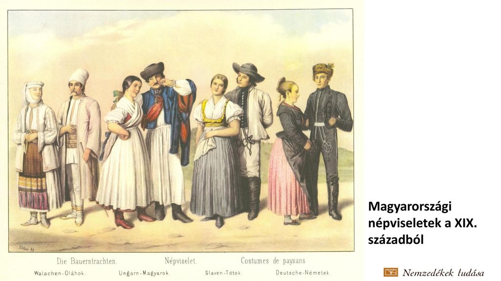 Magyarországi népviseletek a XIX. századból