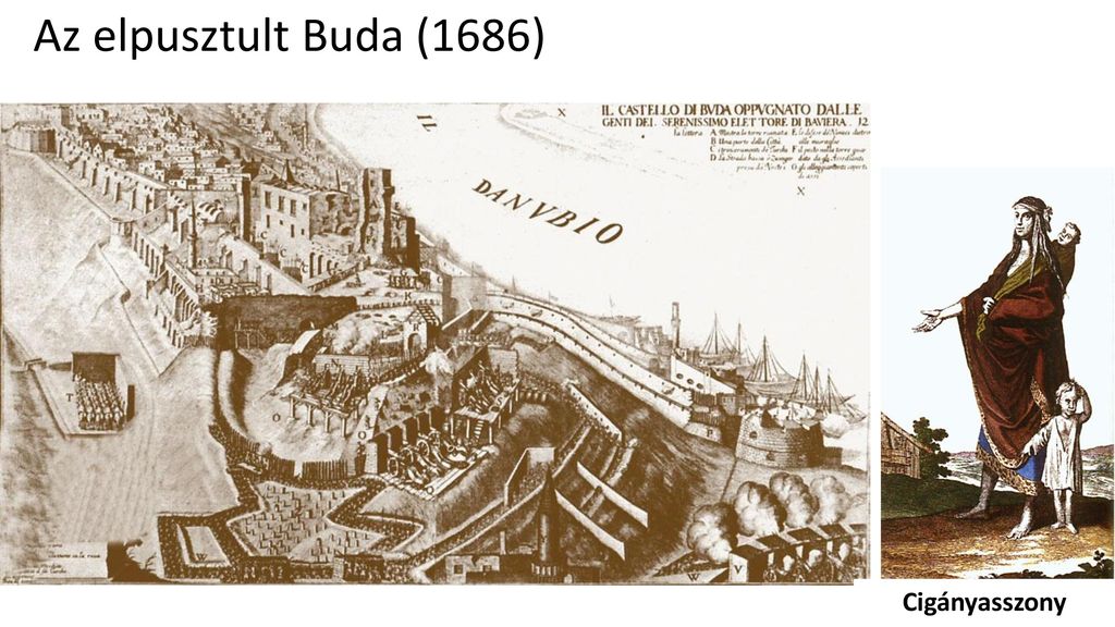 Az elpusztult Buda (1686) Cigányasszony