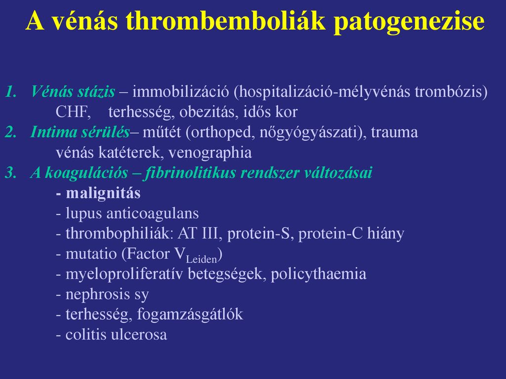 pulmonalis hipertónia patogenezise