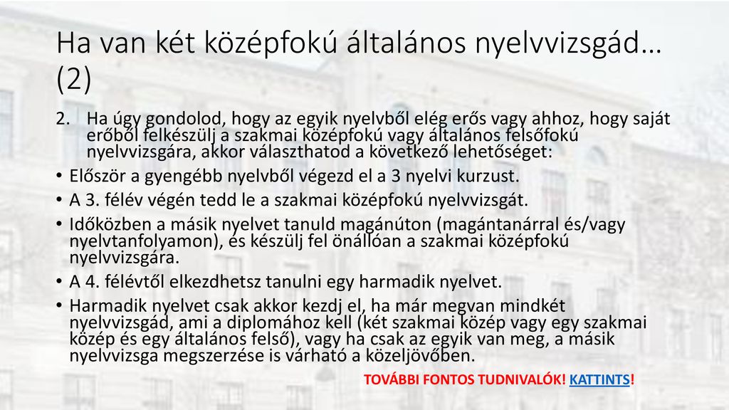 Nyelvvizsga-követelmények - Ppt Letölteni