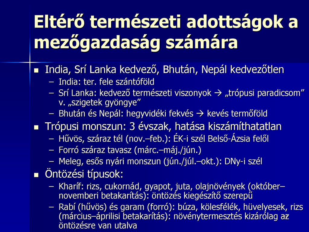 Gazdasági Fejlettségi Különbségek Dél-Ázsiában - Ppt Letölteni