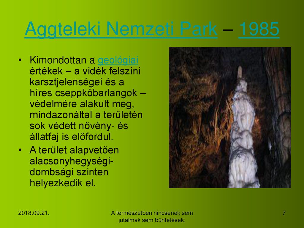 Aggteleki Nemzeti Park – 1985