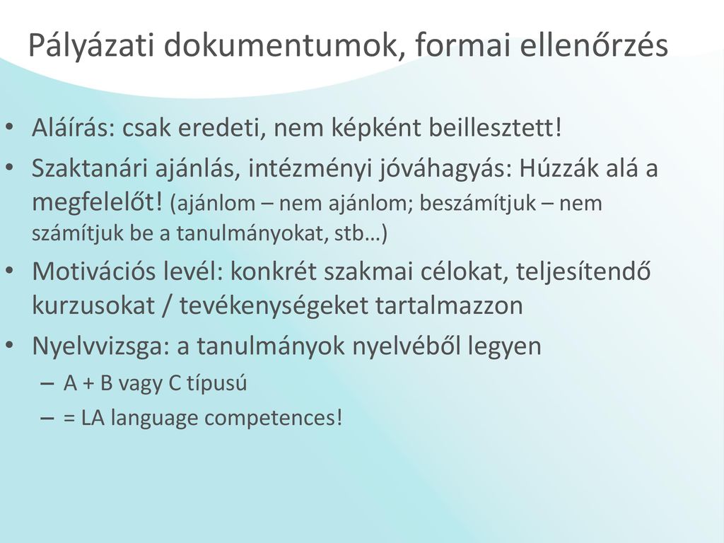 Campus Mundi ösztöndíjprogram - Ppt Letölteni