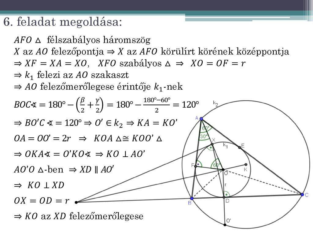 Nem mindig az a bonyolult, ami annak látszik azaz geometria feladatok ...