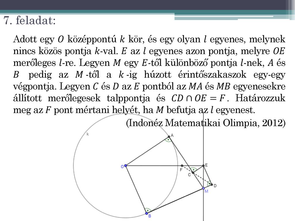 Nem mindig az a bonyolult, ami annak látszik azaz geometria feladatok ...