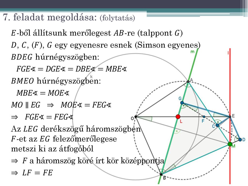 Nem mindig az a bonyolult, ami annak látszik azaz geometria feladatok ...