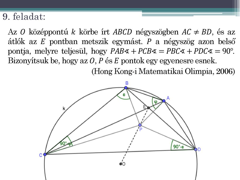 Nem mindig az a bonyolult, ami annak látszik azaz geometria feladatok ...