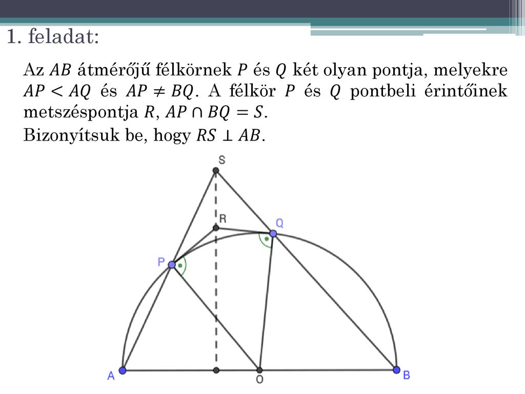 Nem mindig az a bonyolult, ami annak látszik azaz geometria feladatok ...