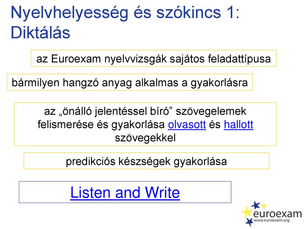 Top Tippek Az Euroexam Nyelvvizsgákra Készülőknek - Ppt Letölteni