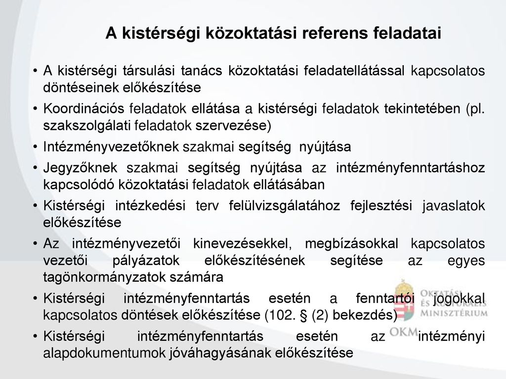 A Többcélú Kistérségi Társulások Közoktatási Feladatellátásának Elmúlt ...