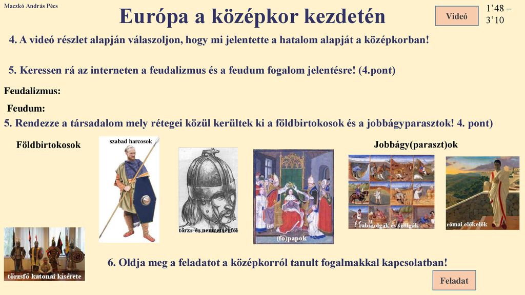 Európa a középkor kezdetén