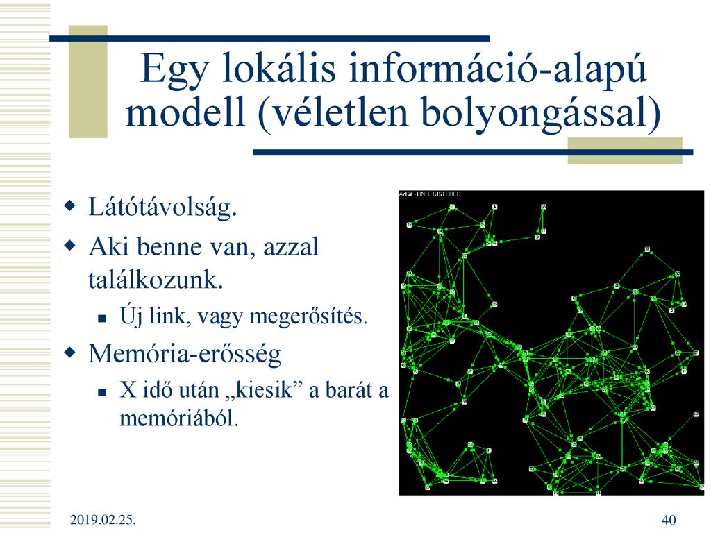 Dinamikus Hálómodellek Ppt Letölteni