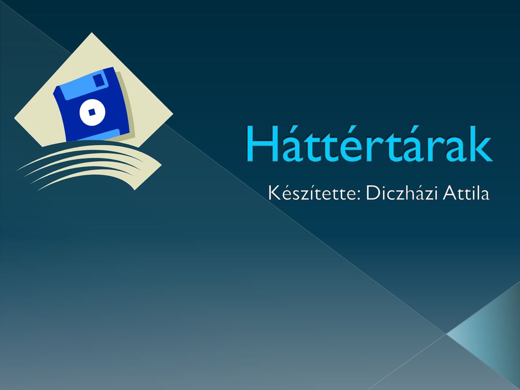 Készítette: Diczházi Attila - Ppt Letölteni