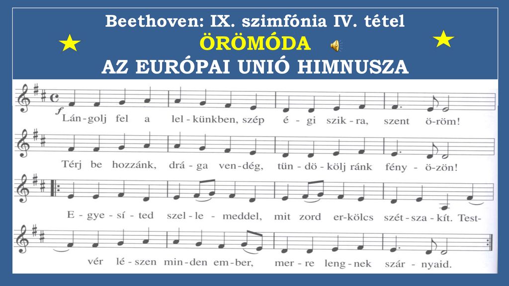 Beethoven: IX. szimfónia IV. tétel AZ EURÓPAI UNIÓ HIMNUSZA