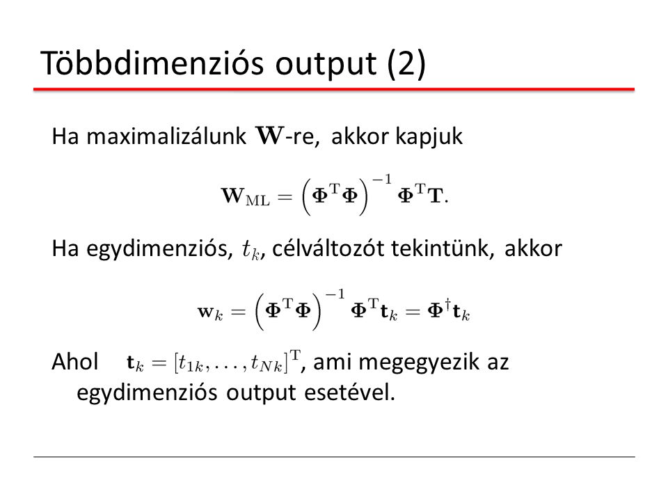 Többdimenziós output (2)